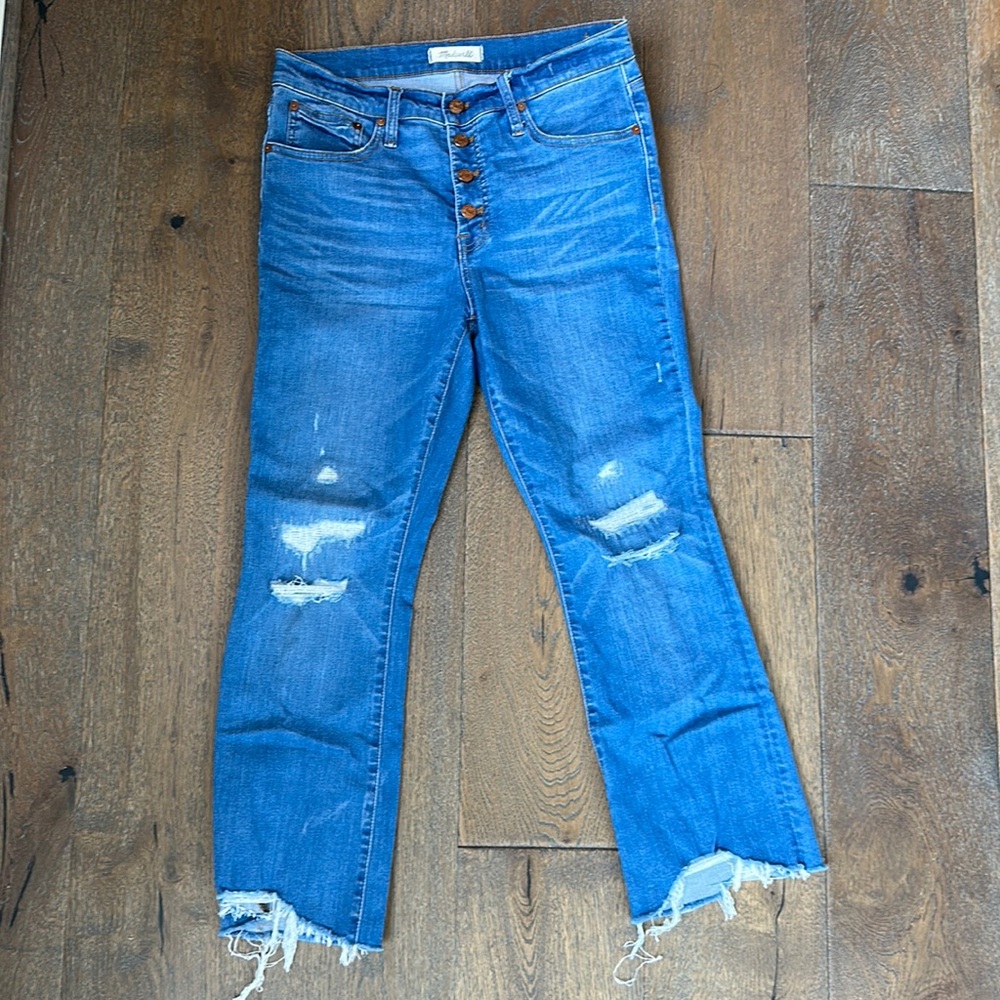 Madewell Cali Demi-Boot size 29 women’s blue jeans